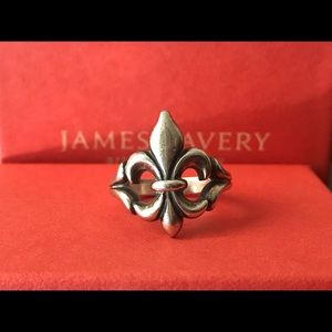 James Avery fleur de lis Ring